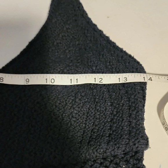 Hollister Black Ribbed Bustier Crop Tank Top - Picture 3 of 8